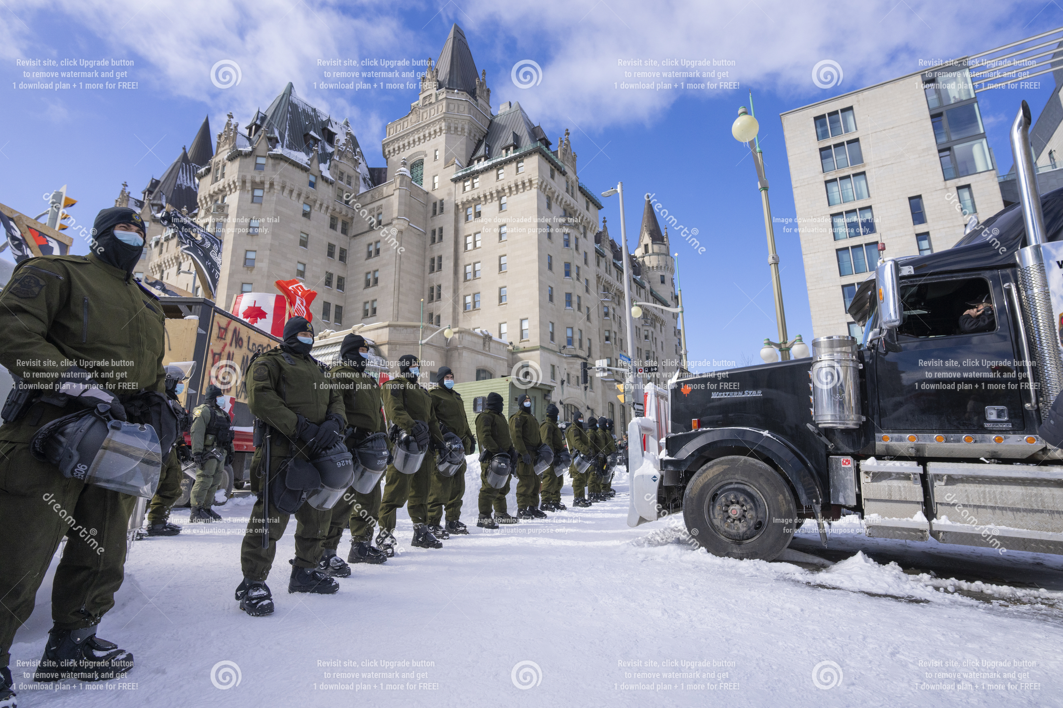 Police Ottawa Protest 2022